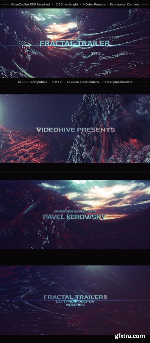 Videohive - Fractal Trailer - 19270202