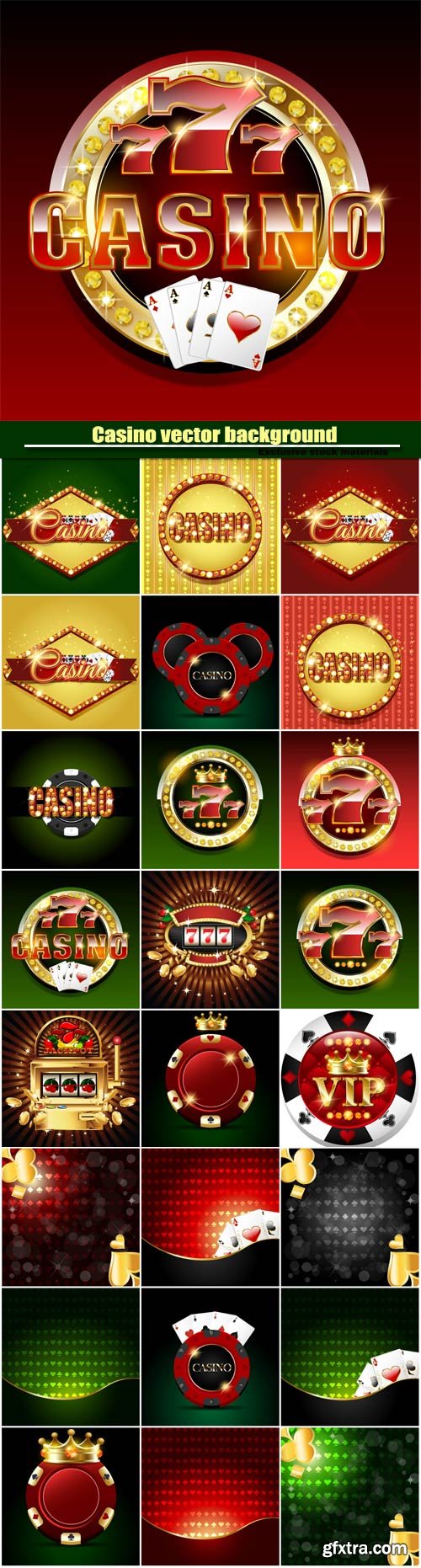 Casino vector background, slot machine on shiny background