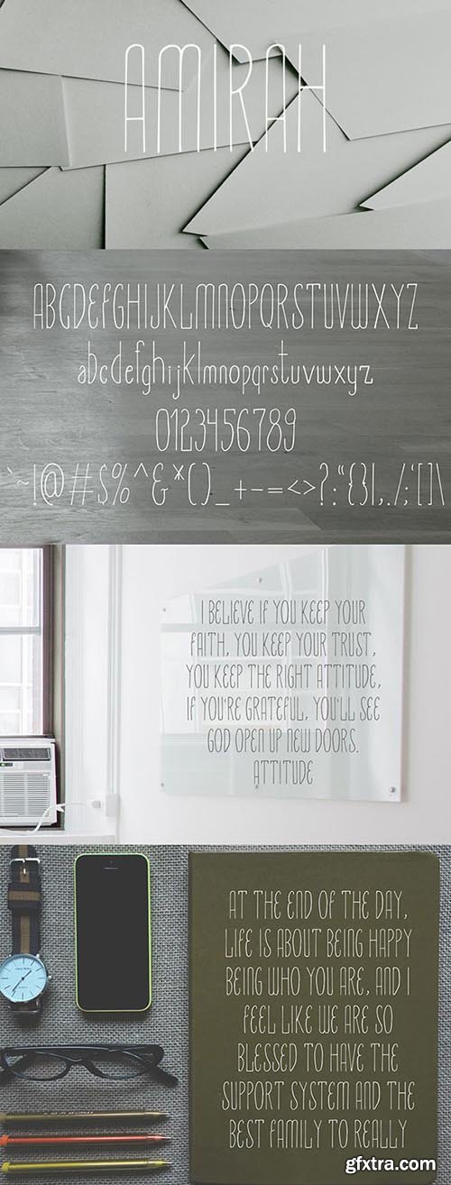 Amirah Display Font