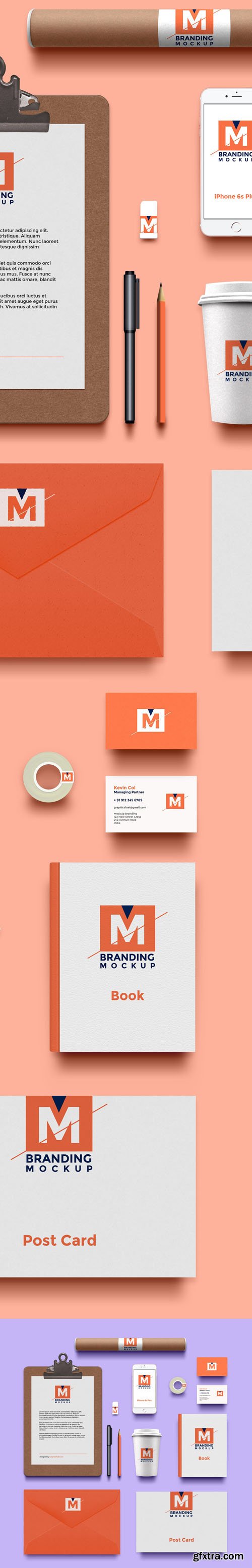 Branding Identity PSD Mockup