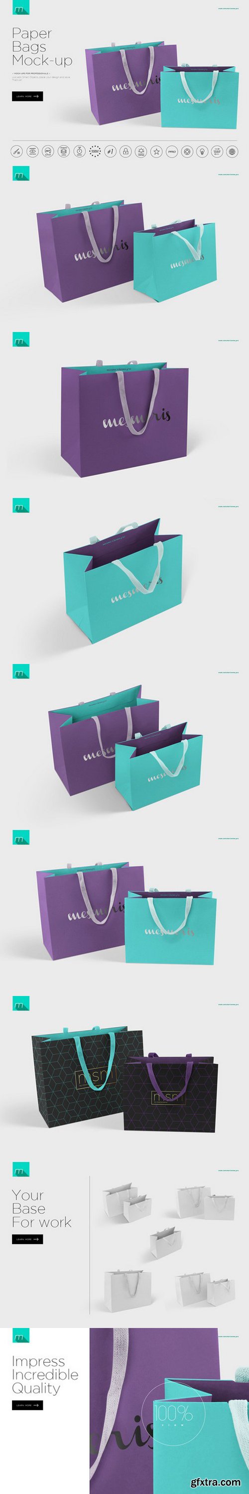 CM - Paper Bags Mock-up 495830