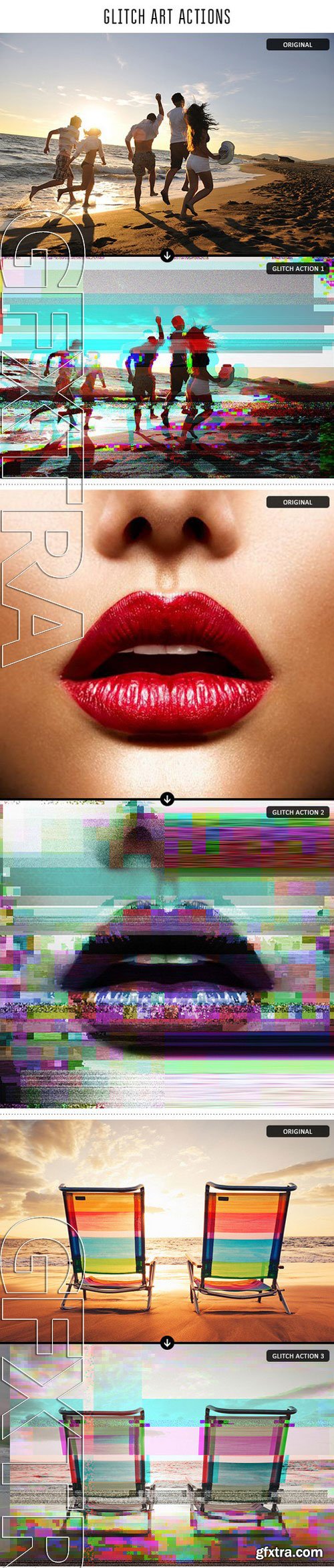 Graphicriver - Glitch Art Photoshop Actions 11455182