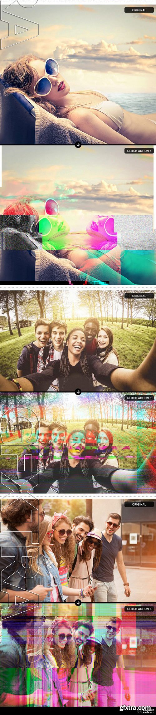 Graphicriver - Glitch Art Photoshop Actions 11455182