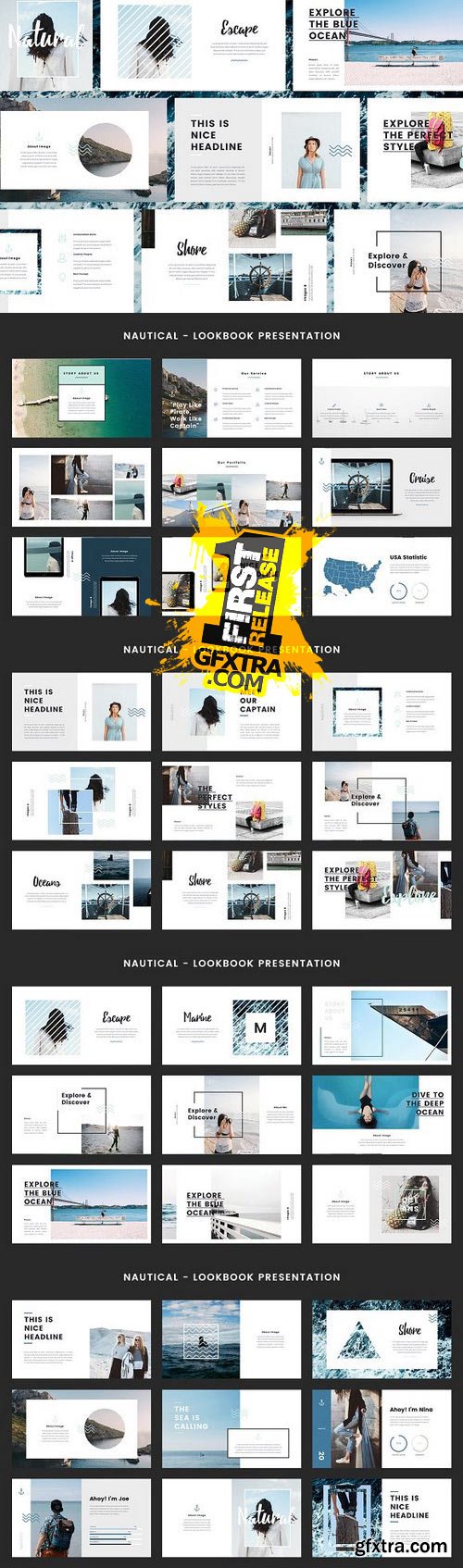 CM - Nautical- Powerpoint Template 1023074