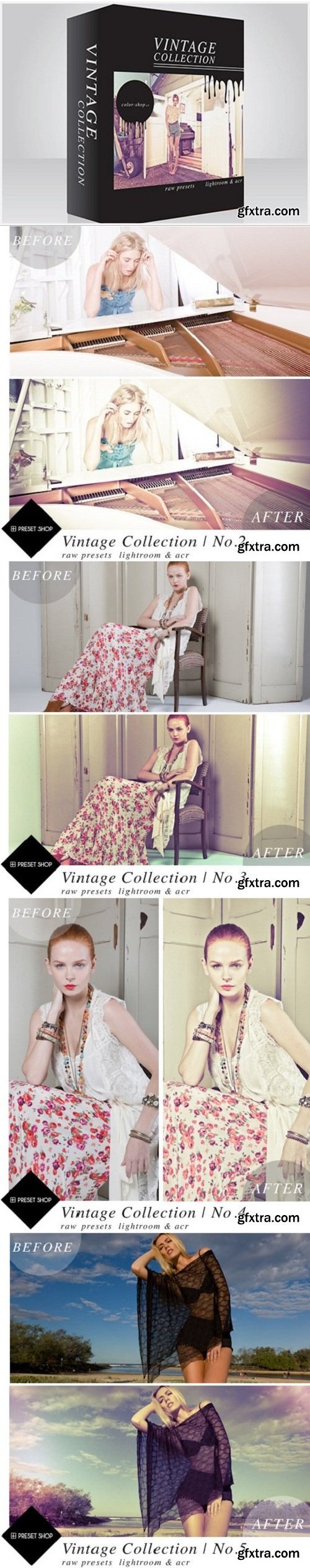 Presetshop - Vintage Lightroom Presets Collection