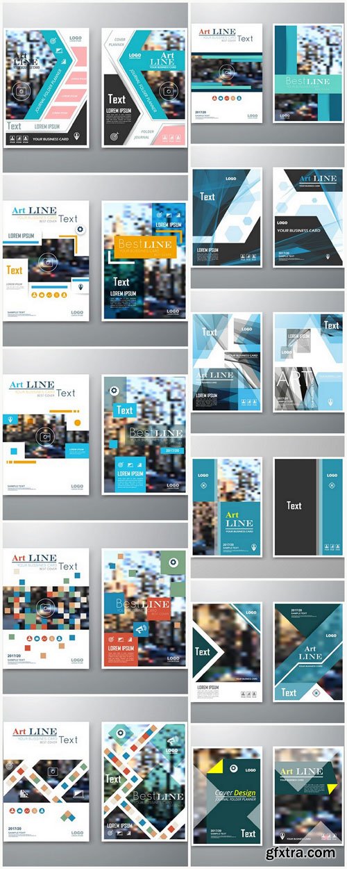 Brochure Template Design #174 - 11 Vector