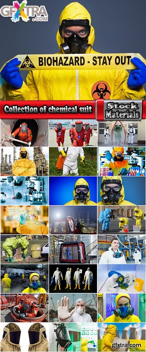 Collection of chemical decontamination contamination suit laboratory quarantine 25 HQ Jpeg