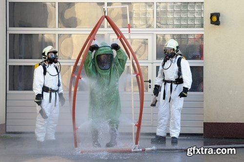 Collection of chemical decontamination contamination suit laboratory quarantine 25 HQ Jpeg