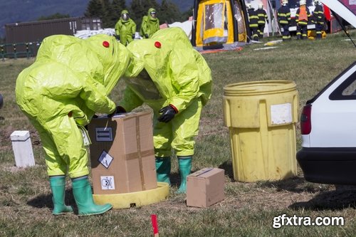 Collection of chemical decontamination contamination suit laboratory quarantine 25 HQ Jpeg