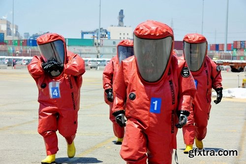 Collection of chemical decontamination contamination suit laboratory quarantine 25 HQ Jpeg