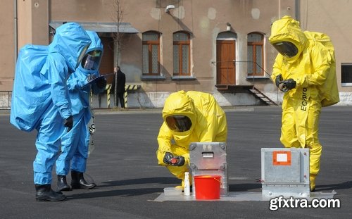 Collection of chemical decontamination contamination suit laboratory quarantine 25 HQ Jpeg