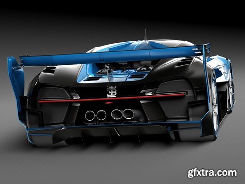 3d Model Bugatti Vision Gran Turismo Concept