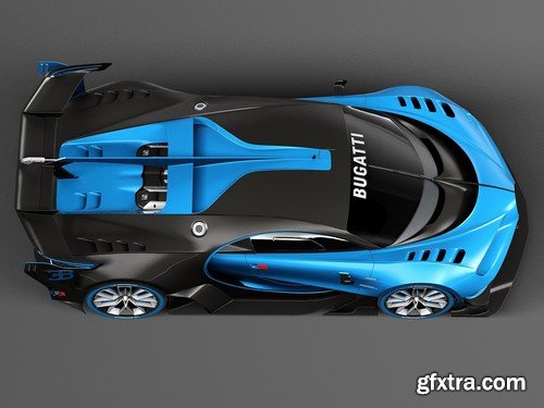 3d Model Bugatti Vision Gran Turismo Concept