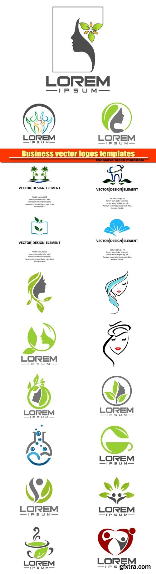 Business vector logos templates ?10