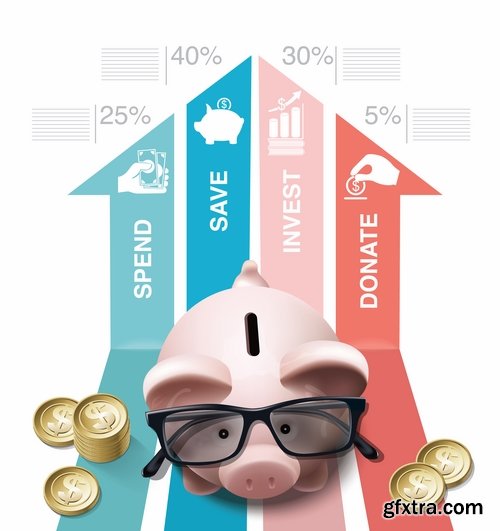 Collection business infographics laptop journey calculator Trips tourist ticket 25 EPS