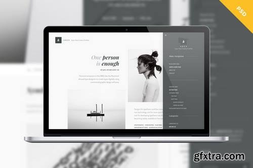 Inverto PSD - Black & White Web Design