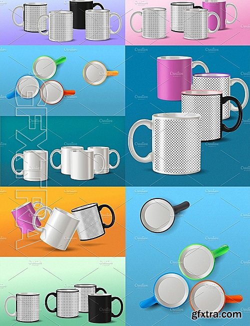 CM - Mug Mock-ups for Ai and Ps 1169158