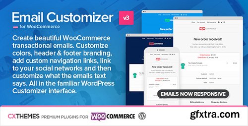 CodeCanyon - Email Customizer for WooCommerce v3.05 - 8654473