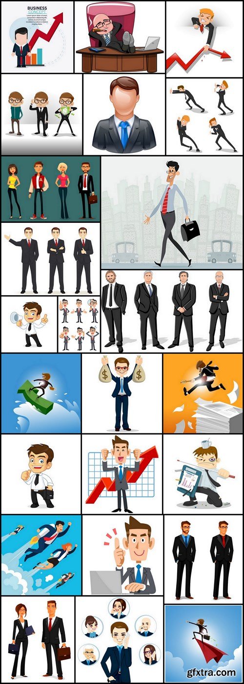 Businessman Manager - 25 Vector