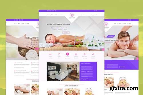 Balanced - SPA, Wellness & Beauty PSD Template