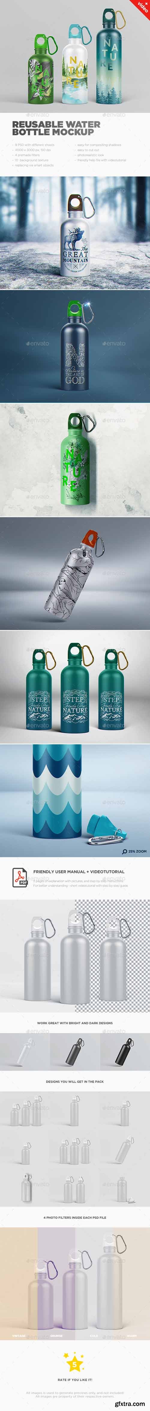 GR - Reusable Water Bottle MockUp 16693550