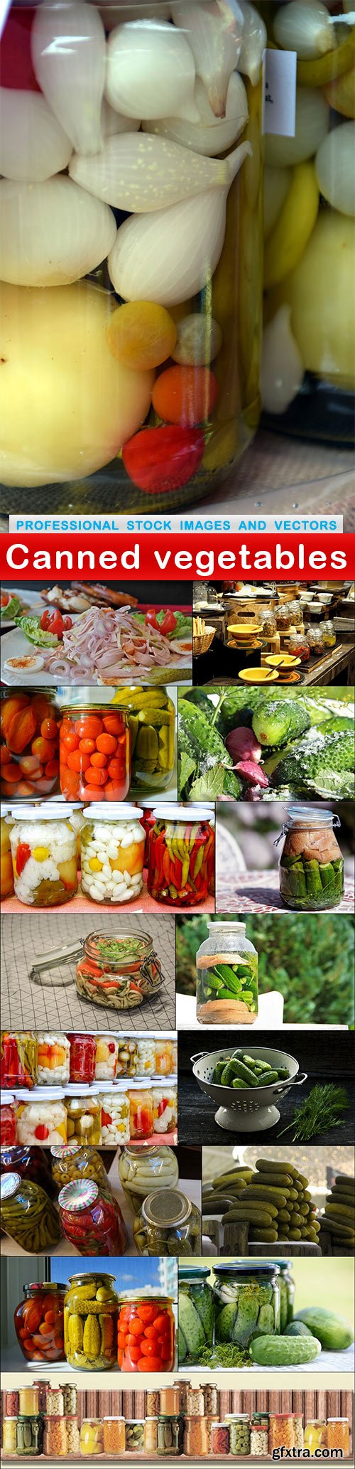 Canned vegetables - 16 UHQ JPEG