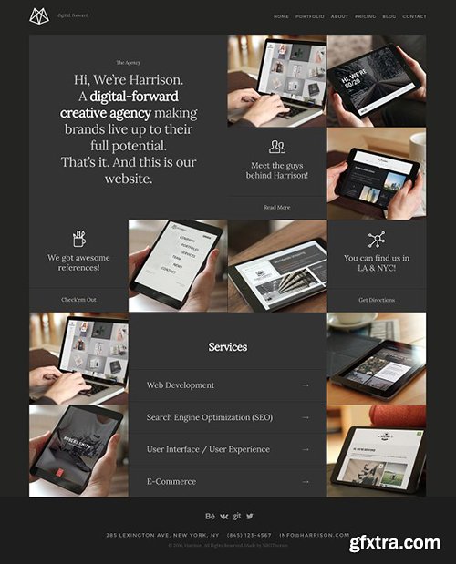 Harrison v1.0.0 - Minimal Portfolio Theme - CM 1024830