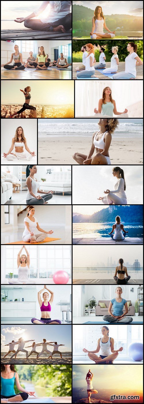 Yoga Meditation - 20 HQ Images