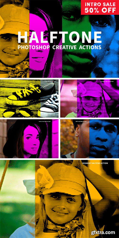 CM 1149600 - Color Halftone Photoshop Actions