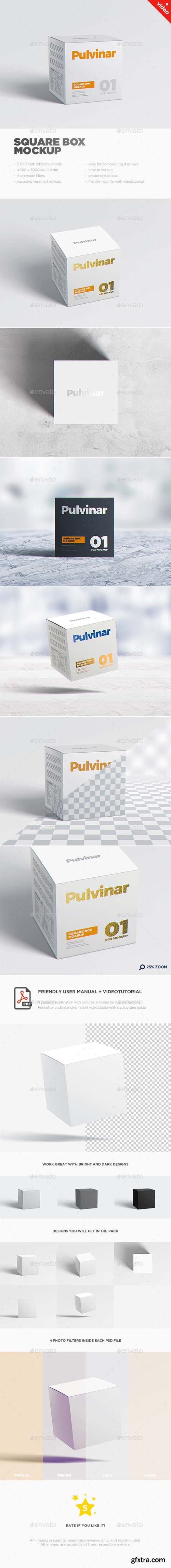 GR - Box / Packaging MockUp - Square 17626055