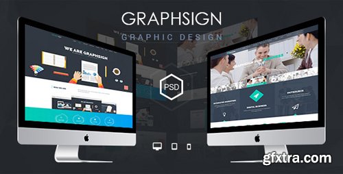 ThemeForest - Graphsign - onepage PSD Template 12124583