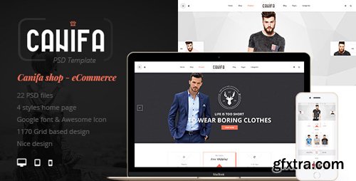 ThemeForest - Canifa - eCommerce PSD Templates 13069913