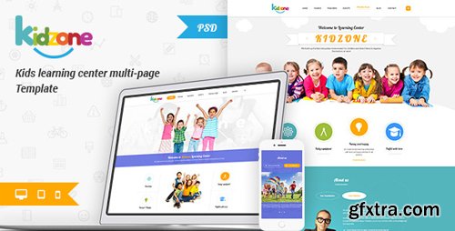 ThemeForest - Kidzone - Primary School For Children PSD 12634942