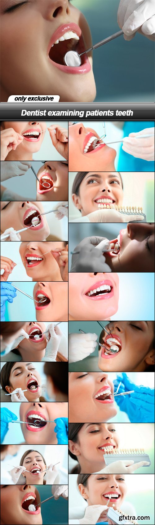 Dentist examining patients teeth - 18 UHQ JPEG