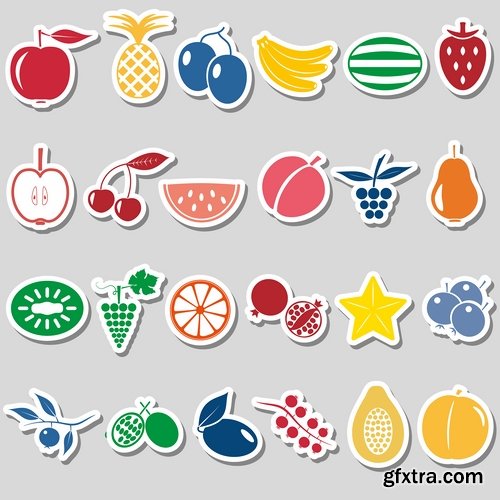 Collection logo icon web design element site 53-25 EPS