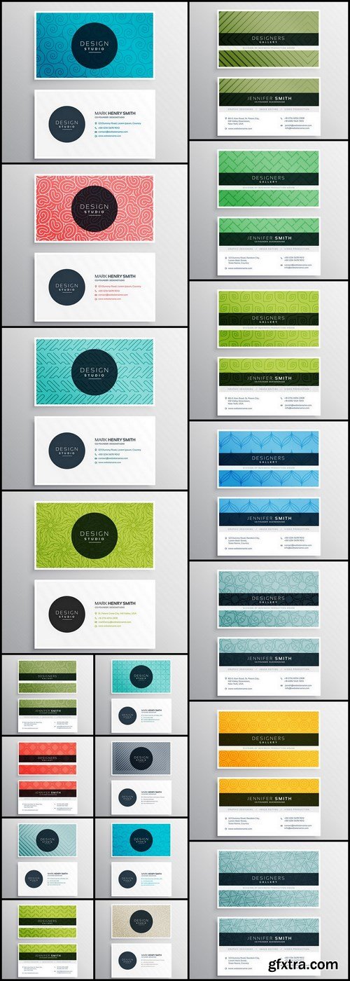 Business Card Design #137 - 20 Vector