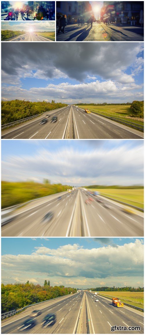 Blur background Motorway Highway 6X JPEG