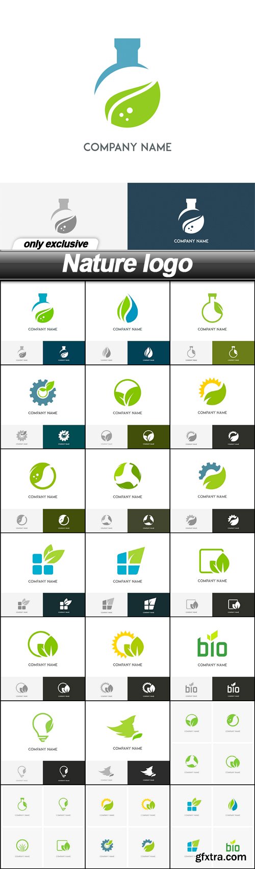 Nature logo - 21 EPS