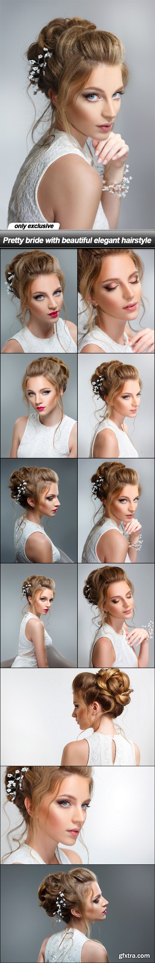 Pretty bride with beautiful elegant hairstyle - 11 UHQ JPEG