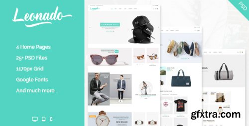 ThemeForest - Leonado - Multipurpose eCommerce PSD Template 15797722