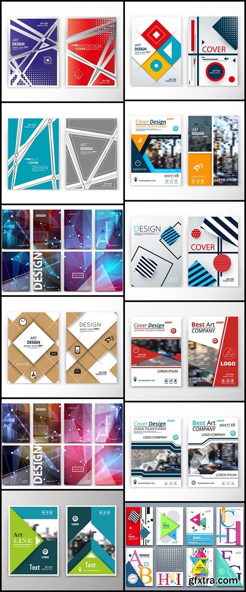 Brochure Template Design #176 - 12 Vector