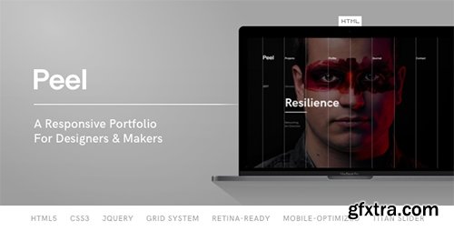 ThemeForest - Peel v1.0 - Portfolio Template For Creatives - 19309134