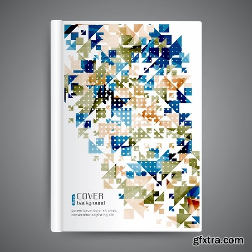 Collection of corporate banner flyer business card brochure cover vector image 25 EPS