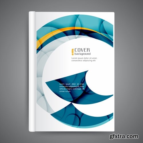 Collection of corporate banner flyer business card brochure cover vector image 25 EPS