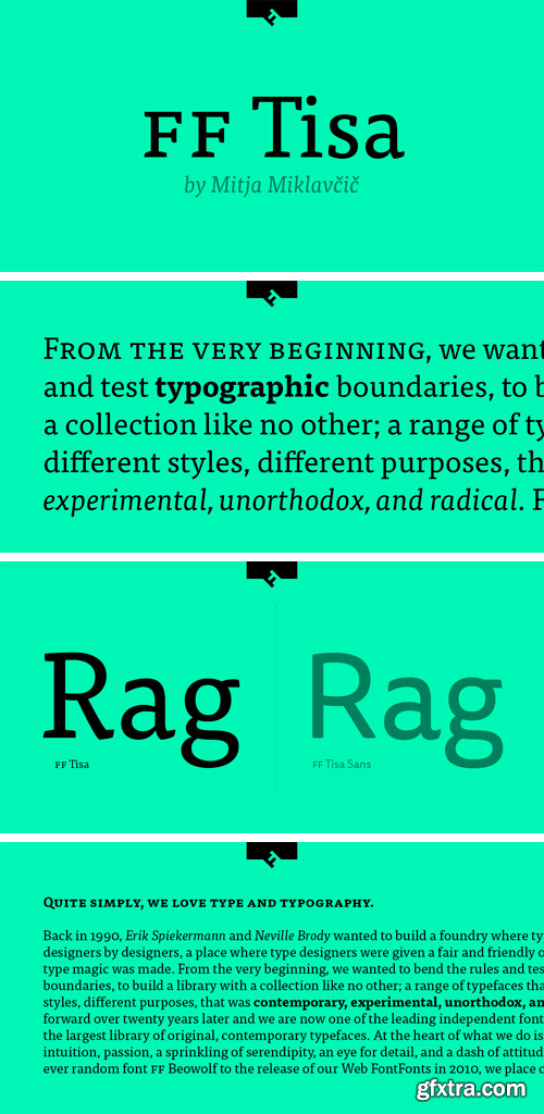 FF Tisa Font Family