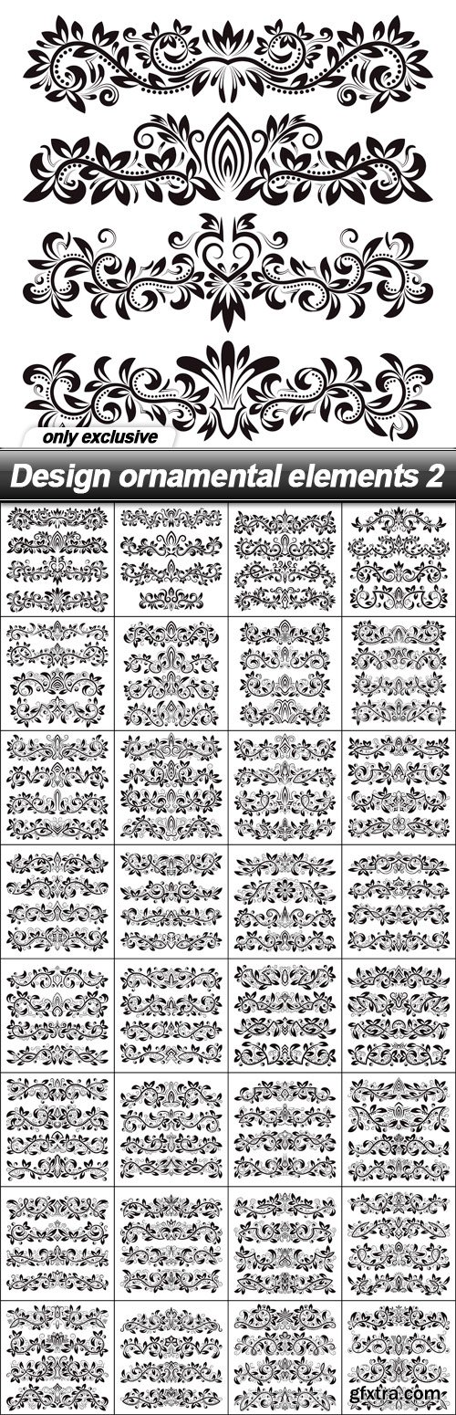 Design ornamental elements 2 - 32 EPS