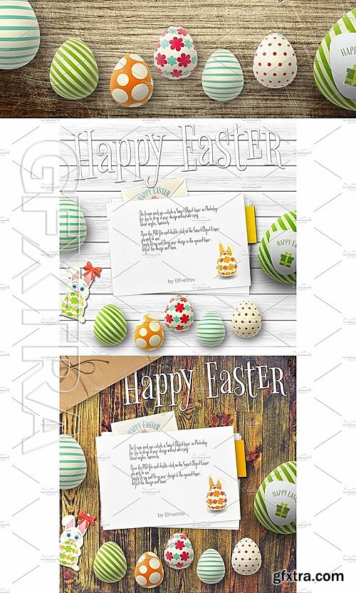 CM - Easter Cards Mockup 1160996