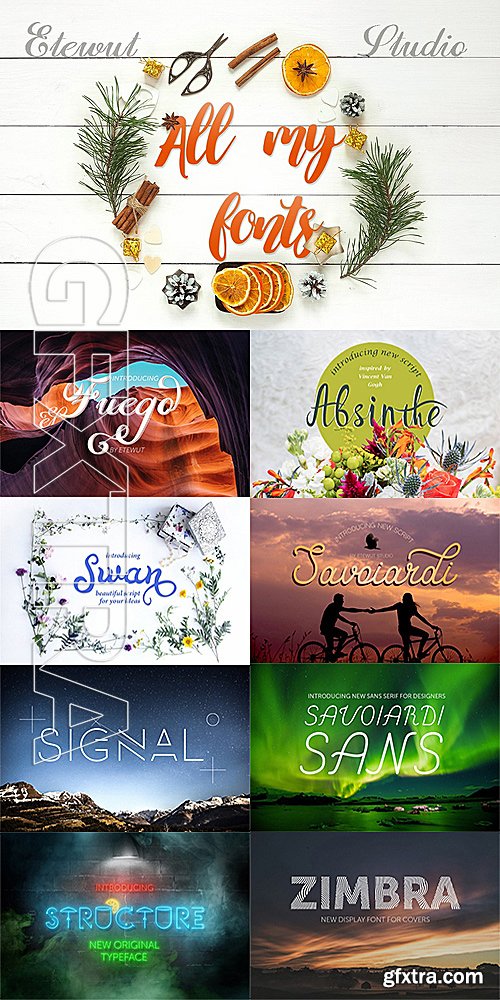 CM - All my fonts bundle 1169455