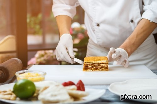 Collection of confectioner chef pastries sweets cake pie 25 HQ Jpeg