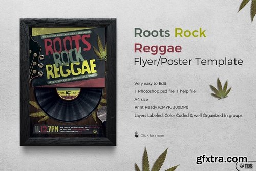 CM - Roots Rock Reggae Flyer Template 1194874